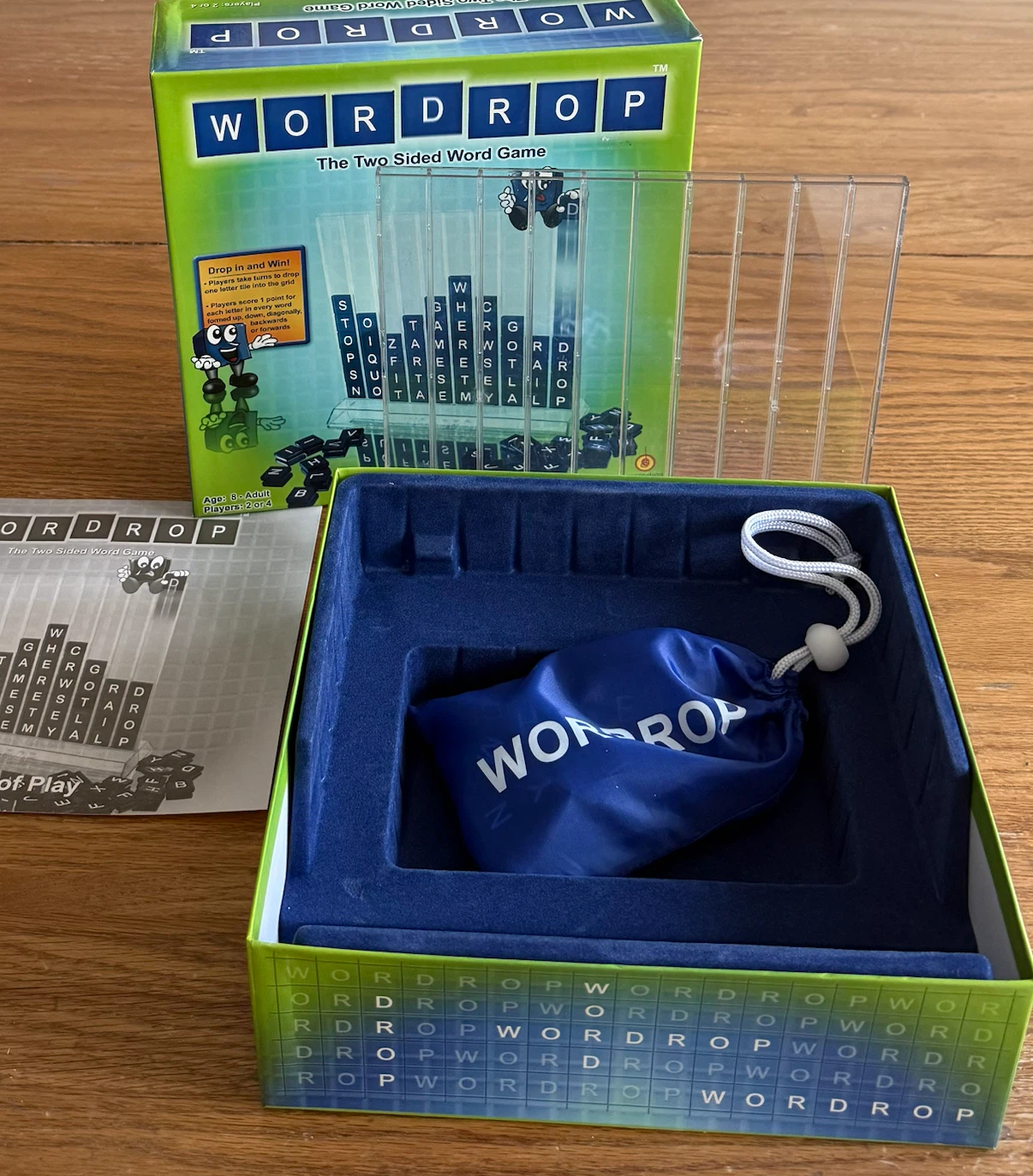 Wordrop: The Two-Sided Word Game – Complete Family Board Game - photo 2