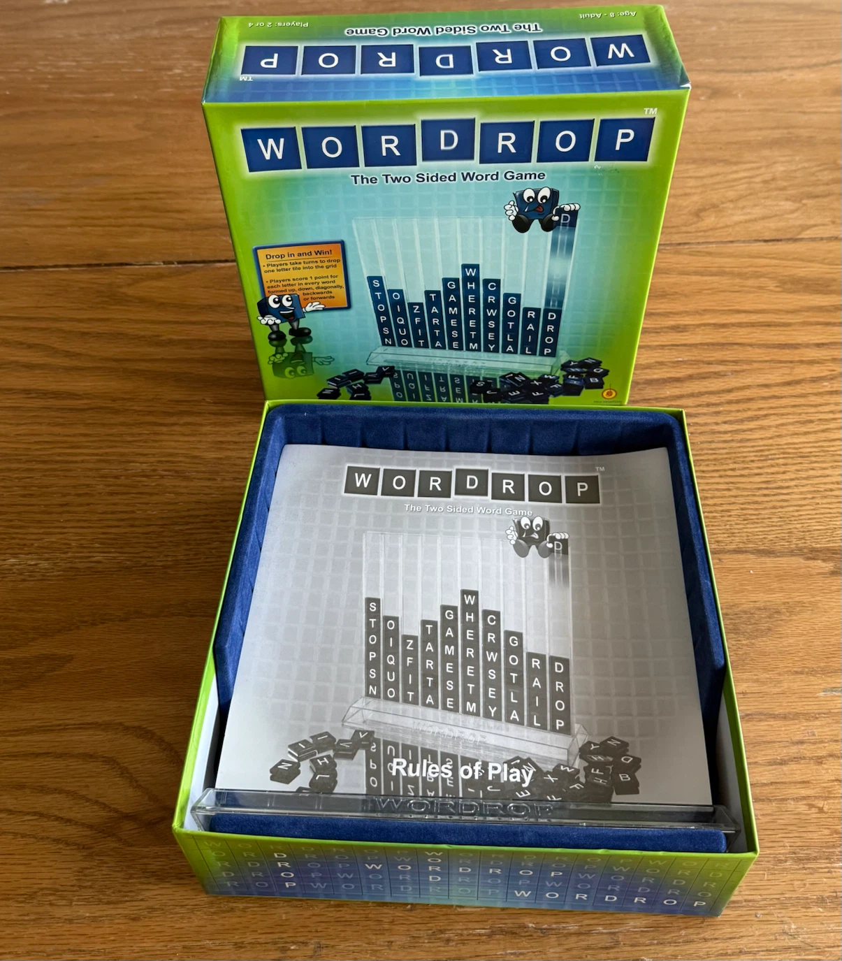 Wordrop: The Two-Sided Word Game – Complete Family Board Game - photo 3