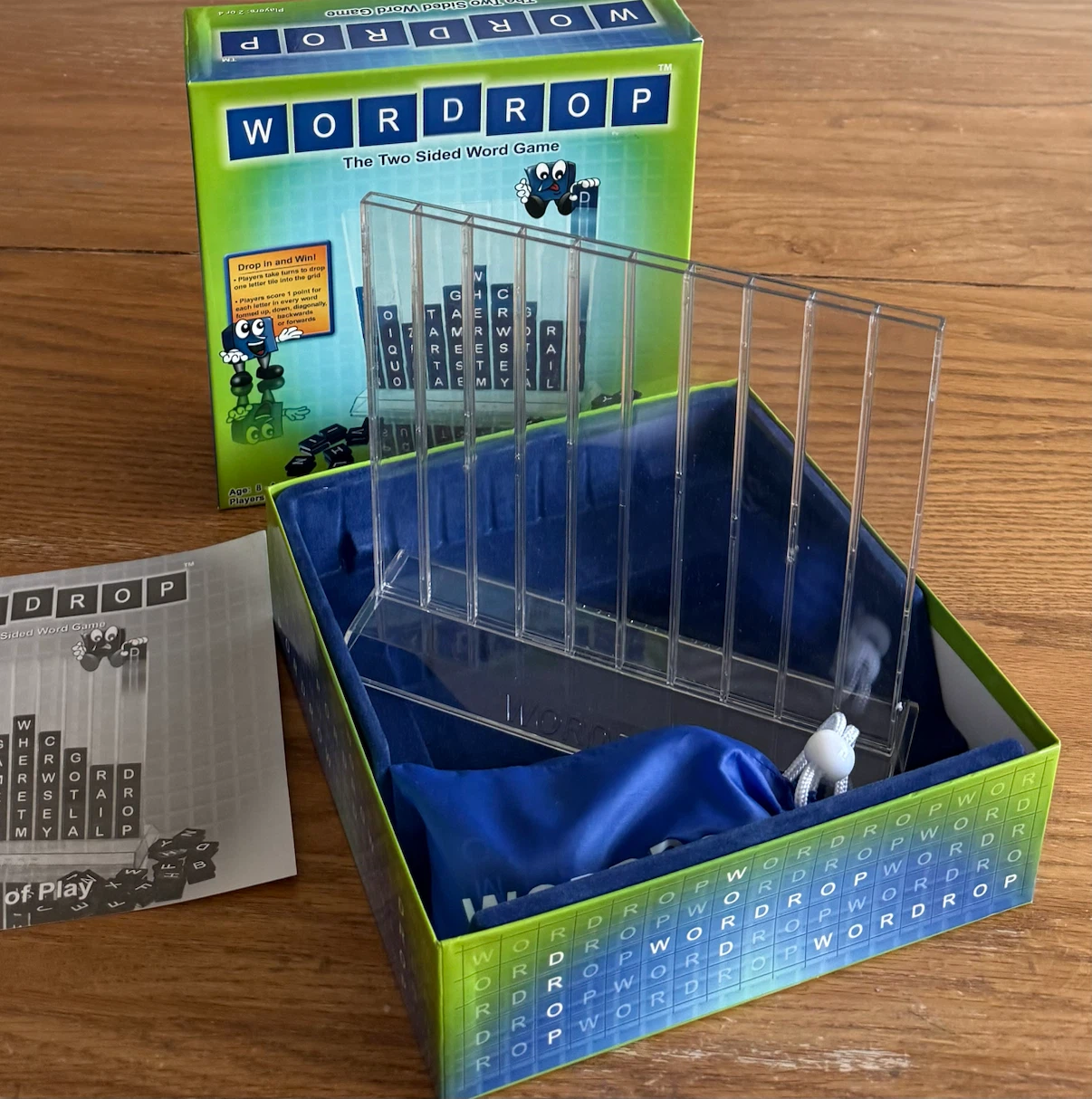 Wordrop: The Two-Sided Word Game – Complete Family Board Game - photo 5