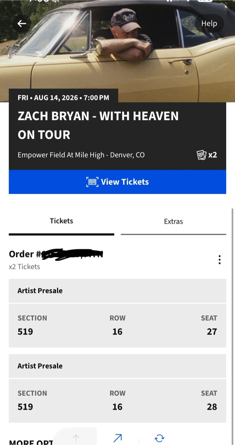 Zach Bryan Concert Tickets