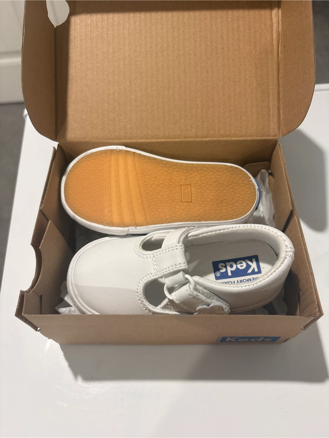 Keds White Leather Toddler Shoes NWT - photo 3