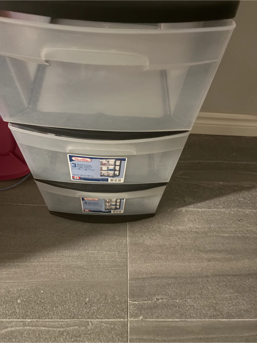 Sterilite 3 Drawer Organizer $15 each