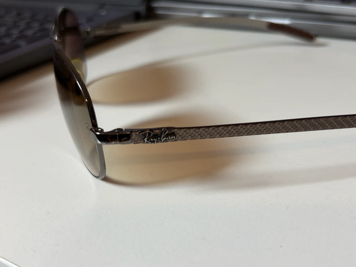 Authentic RayBan Glasses RB8301 Brown Genuine - photo 4