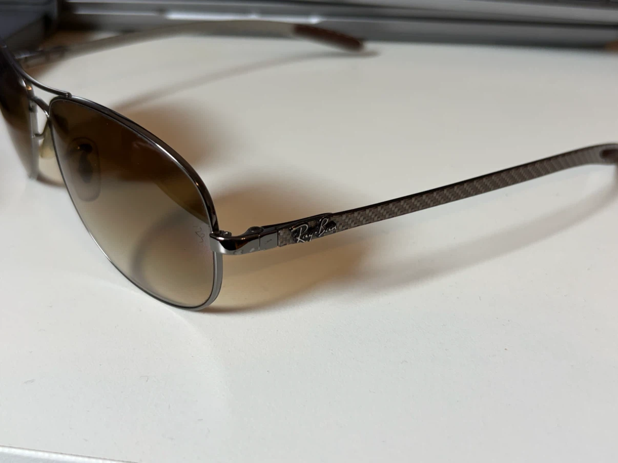 Authentic RayBan Glasses RB8301 Brown Genuine - photo 5