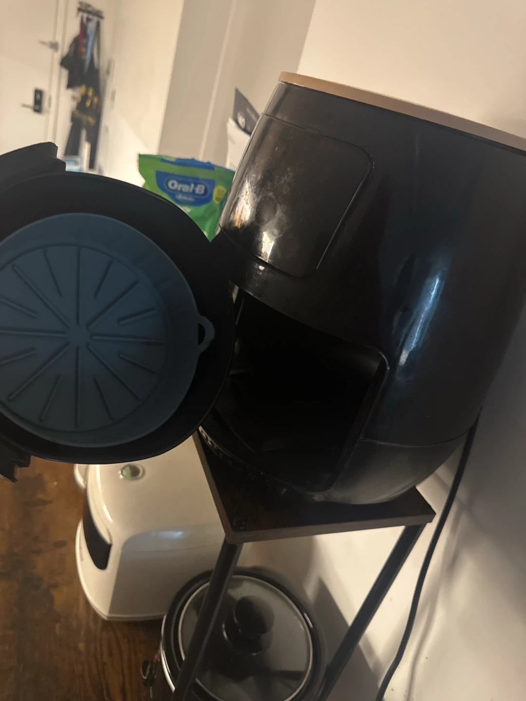 Black Air Fryer with Gold Accents - photo 2