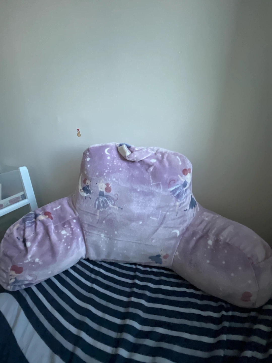 Purple Ballerina Reading Pillow
