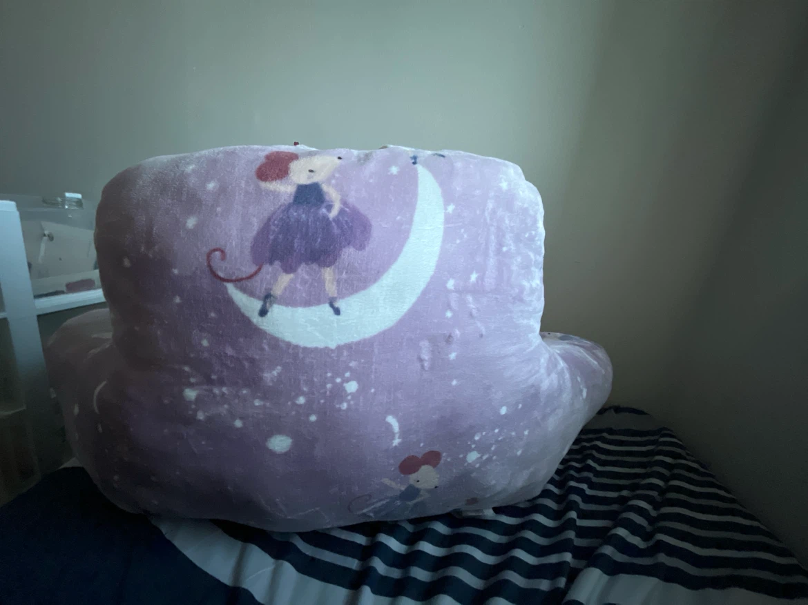 Purple Ballerina Reading Pillow - photo 2