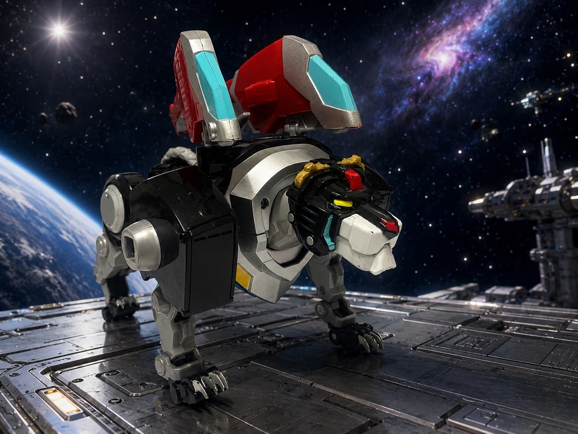 Voltron black Lion Robot Toy