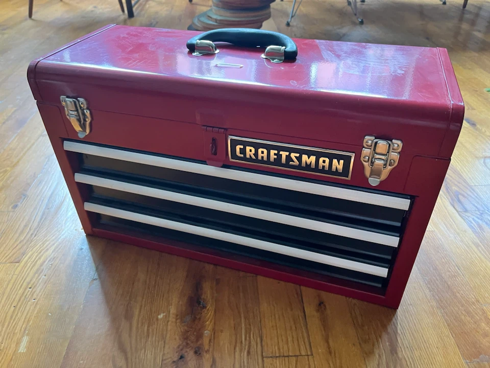 Craftsman 302 pc Tool Set With 20” 3 Drawer Craftsman Toolbox