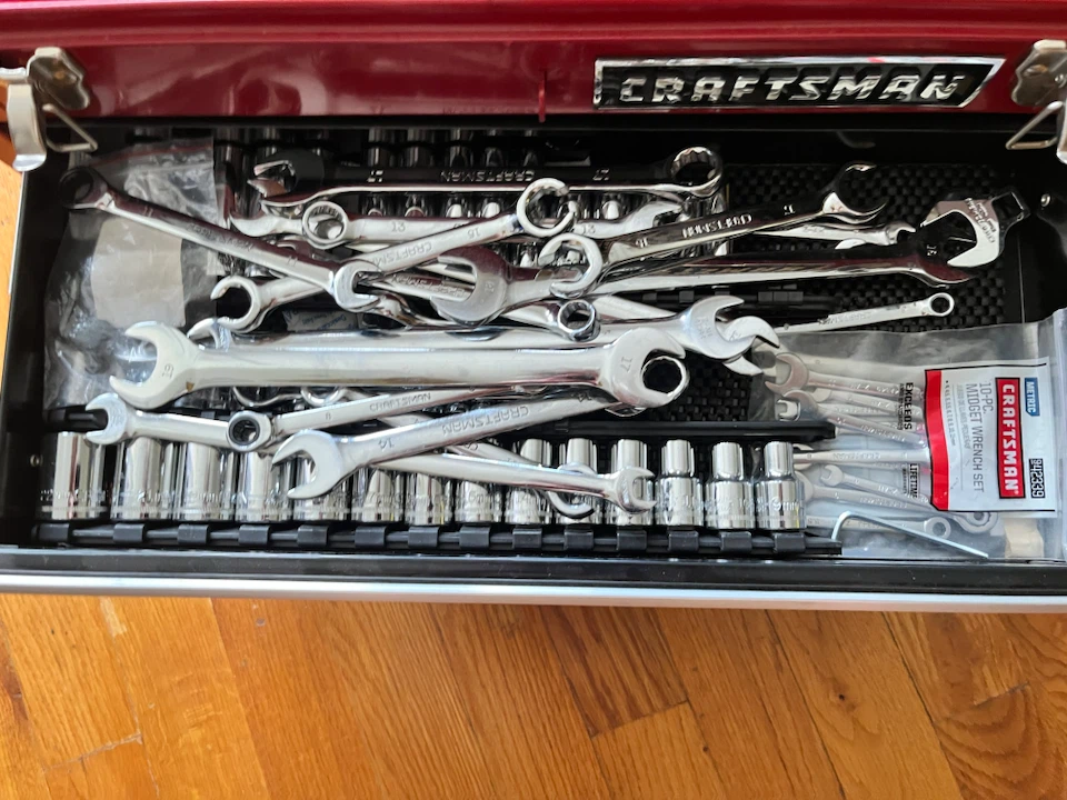 Craftsman 302 pc Tool Set With 20” 3 Drawer Craftsman Toolbox - photo 4