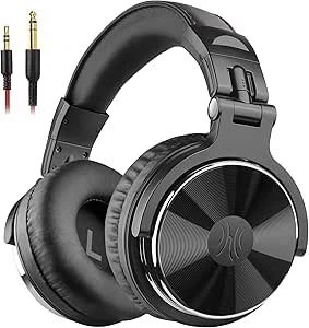 Multi-functional DJ Headphones with 3.5mm & 6.35mm Jack