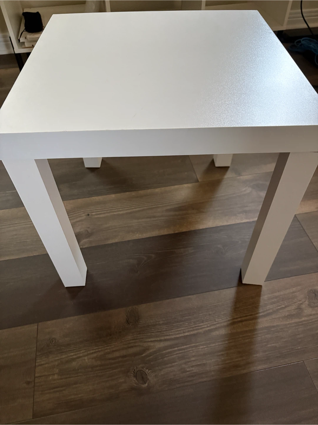 White Square Side Table - photo 2