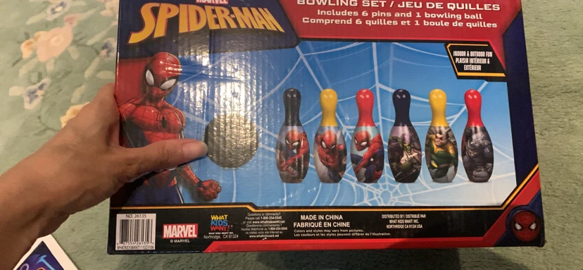 Spider-Man Bowling Set - photo 3