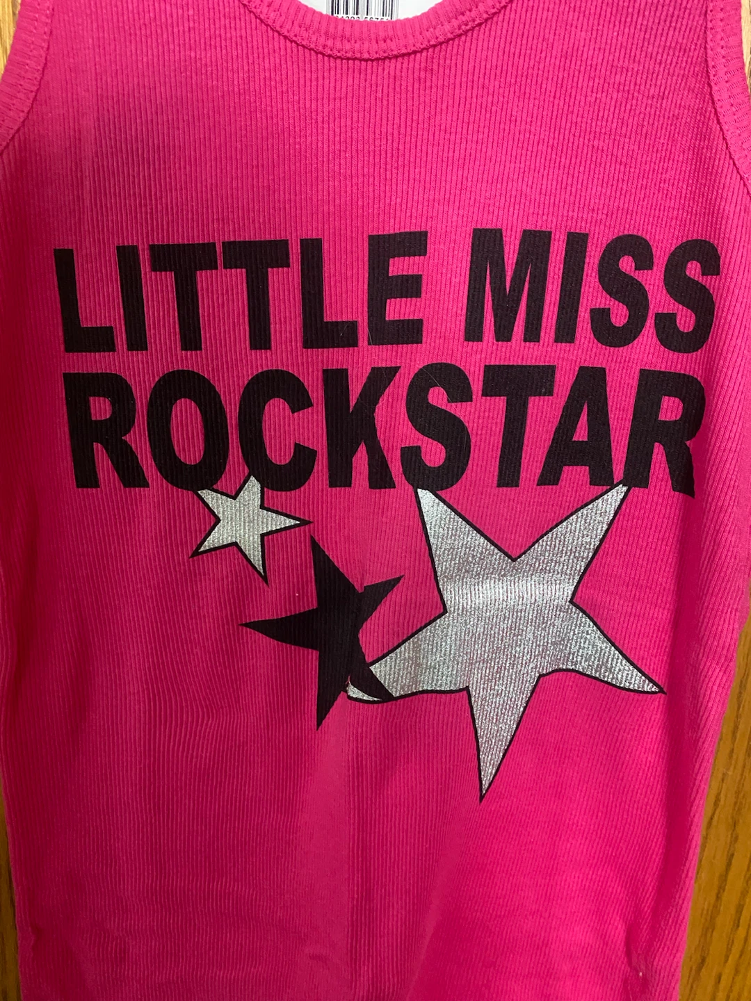 Little Miss Rockstar' Pink Tank Top - photo 3