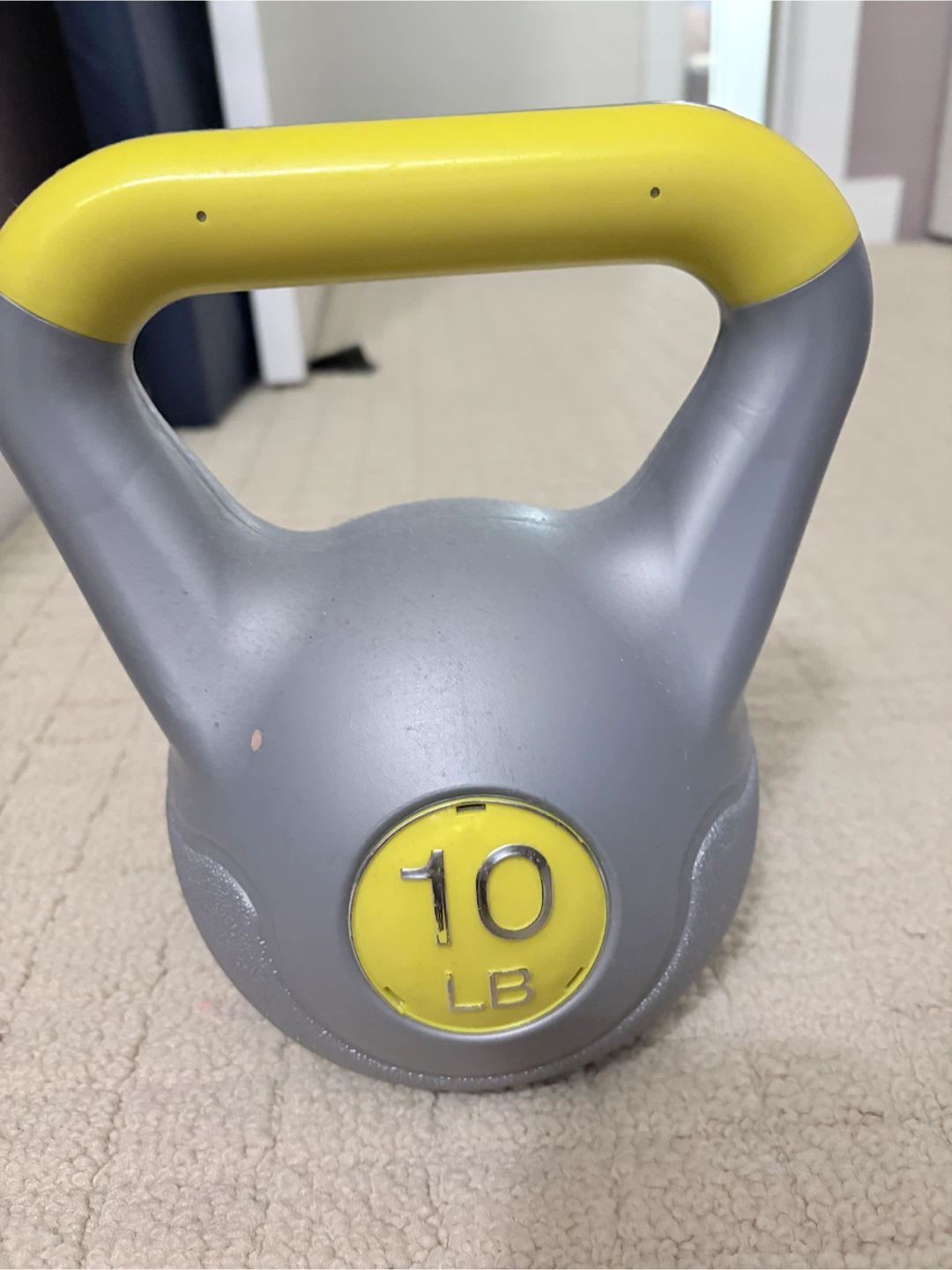 10 LB Kettlebell with Yellow Handle - photo 2