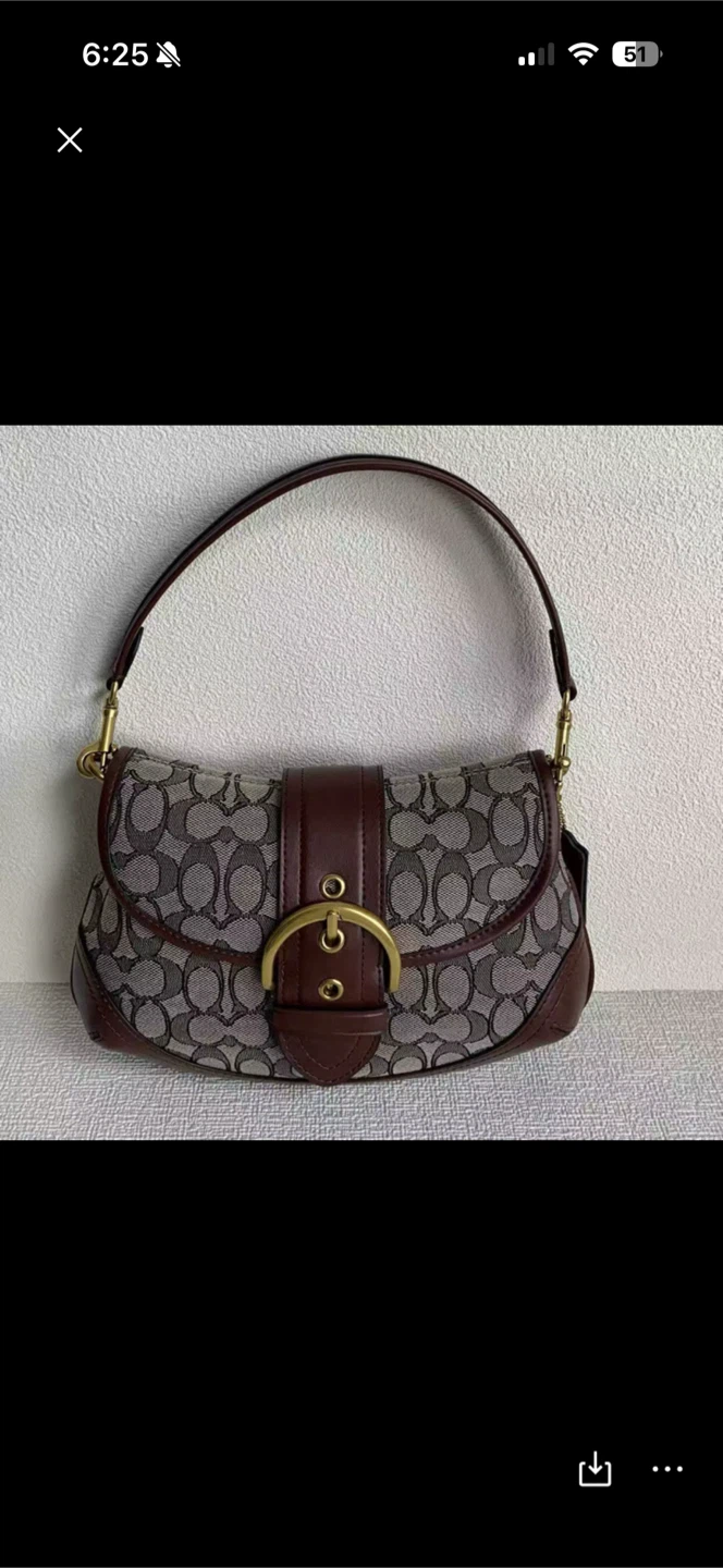 Coach Signature Canvas Shoulder Bag