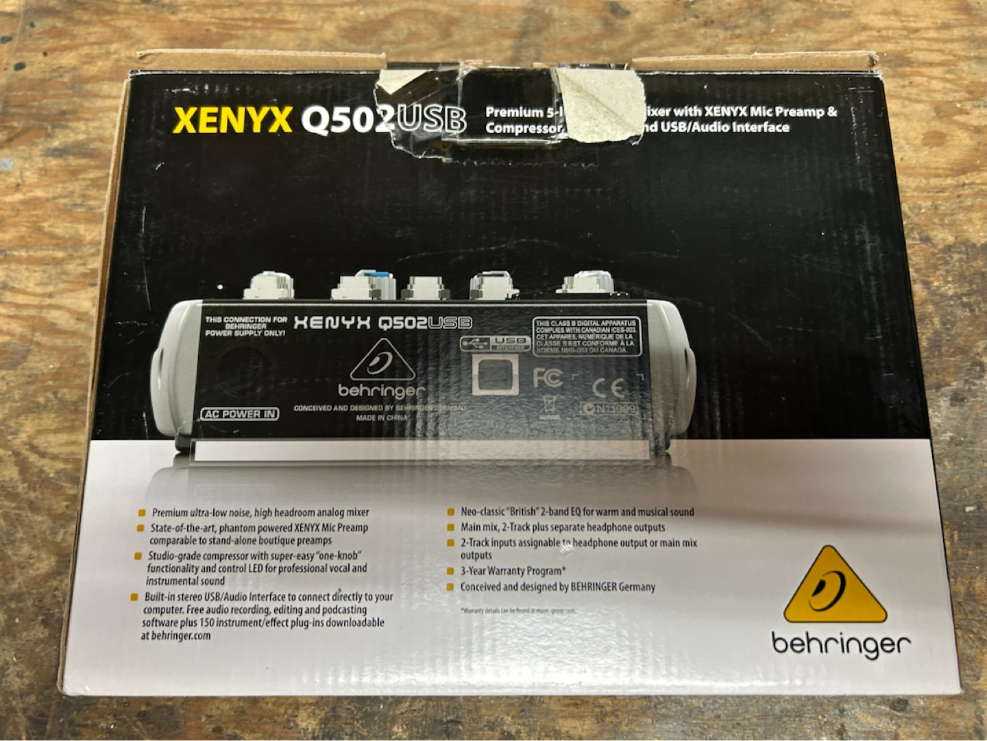 Behringer Xenyx Q502USB Mixer - photo 2