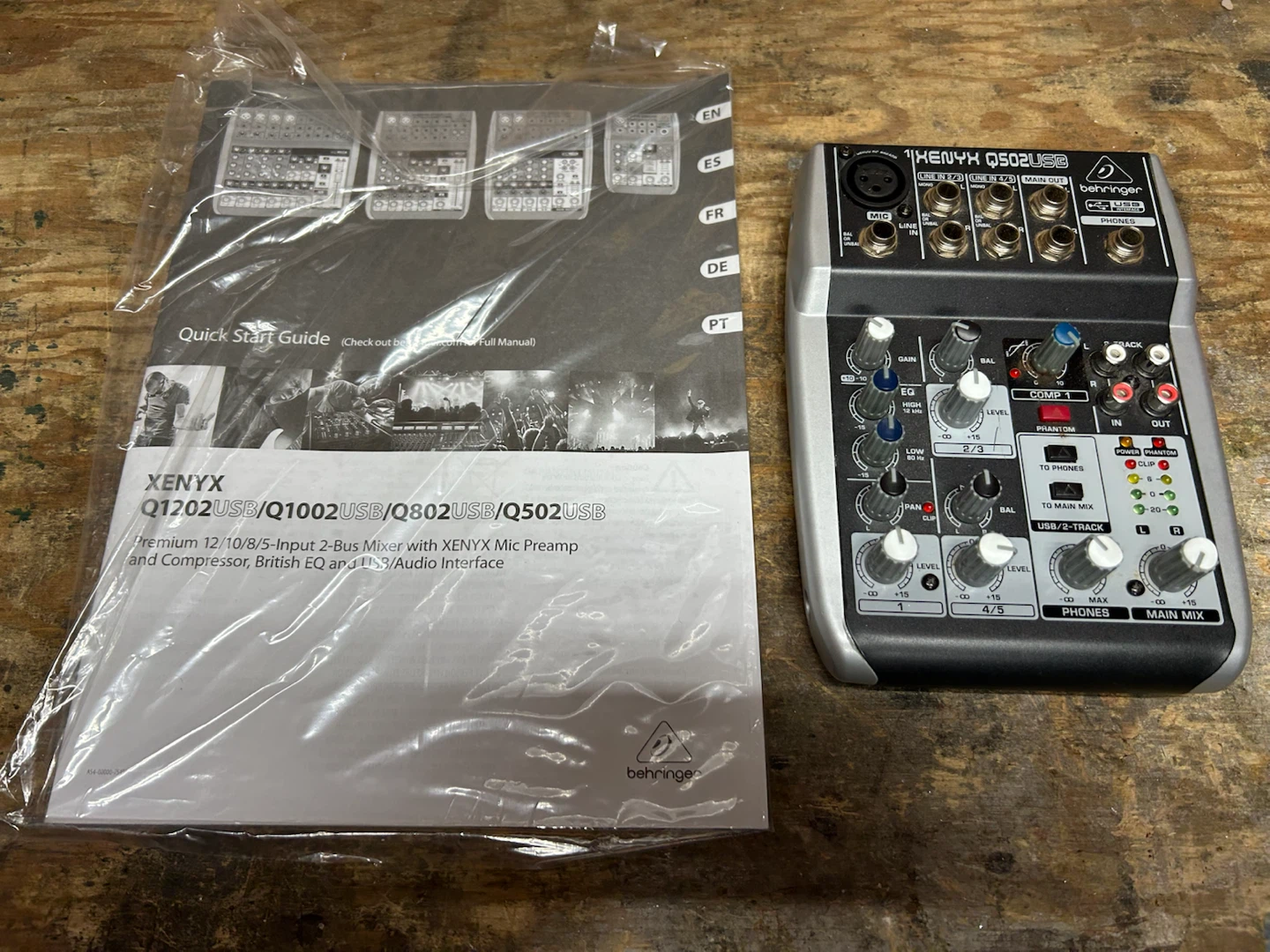 Behringer Xenyx Q502USB Mixer - photo 3
