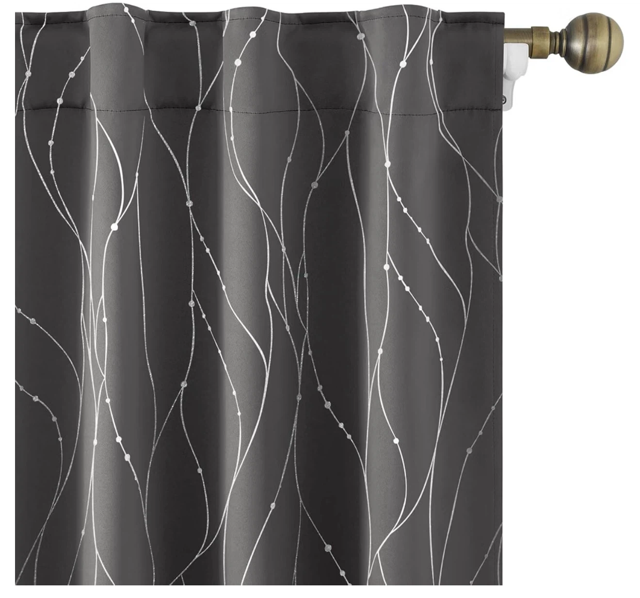 Home Ideas Grey Blackout Curtains