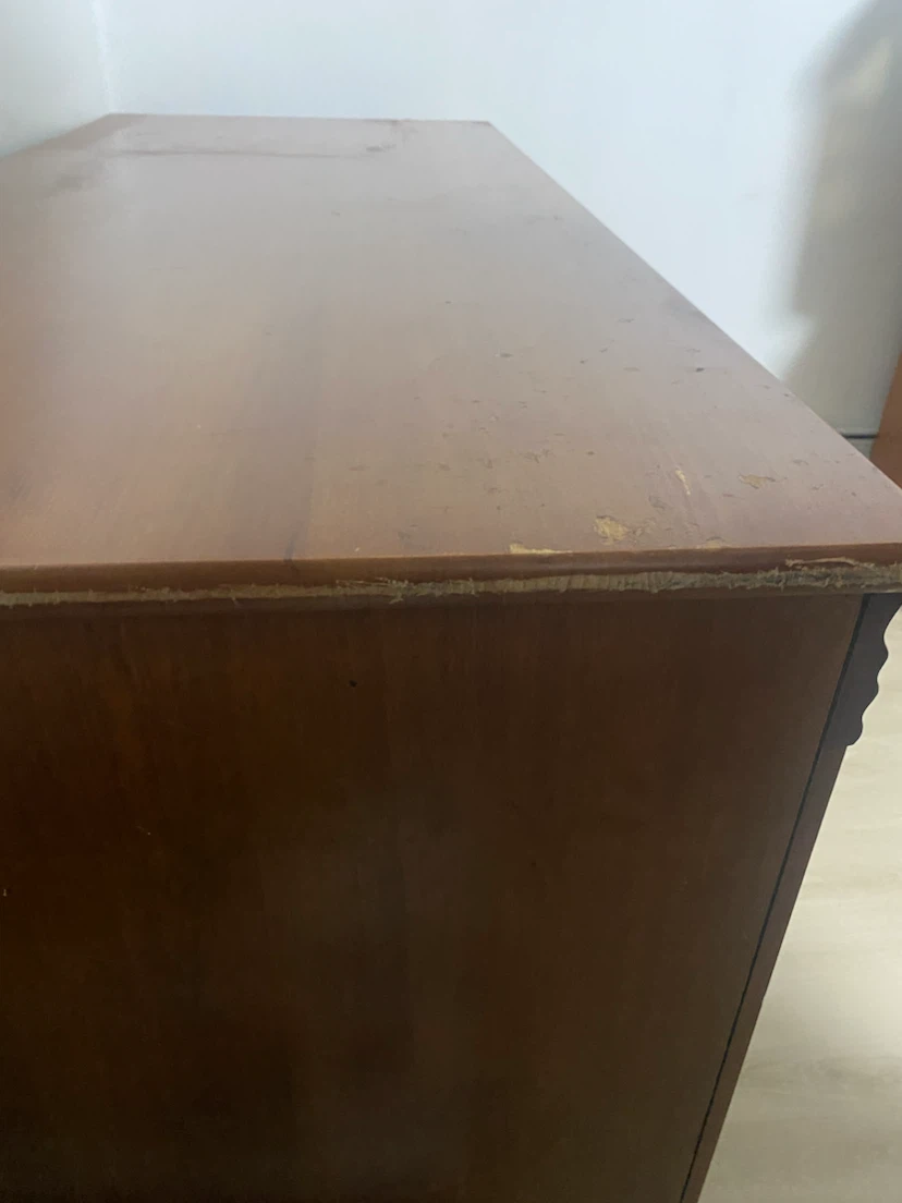 Wooden Dresser with Cabinet - photo 4