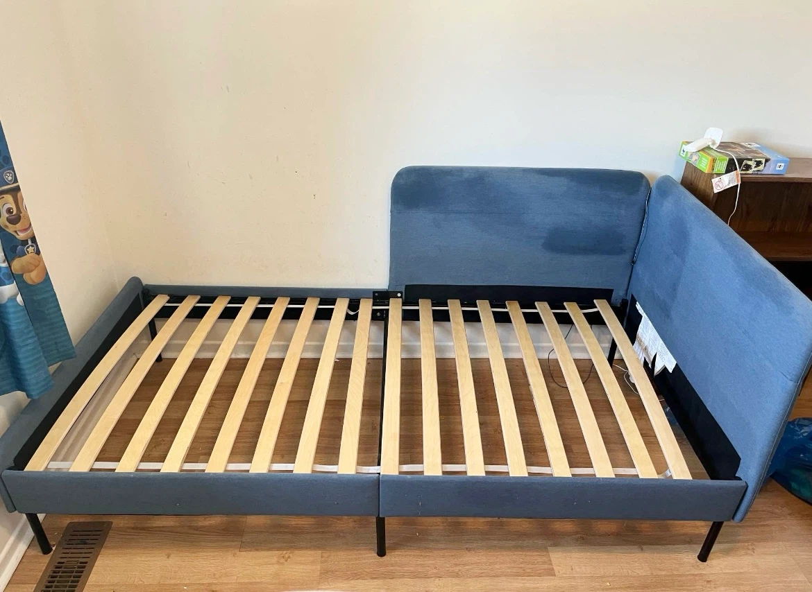 IKEA BLÅKULLEN Twin Bed Frame - Blue - photo 3