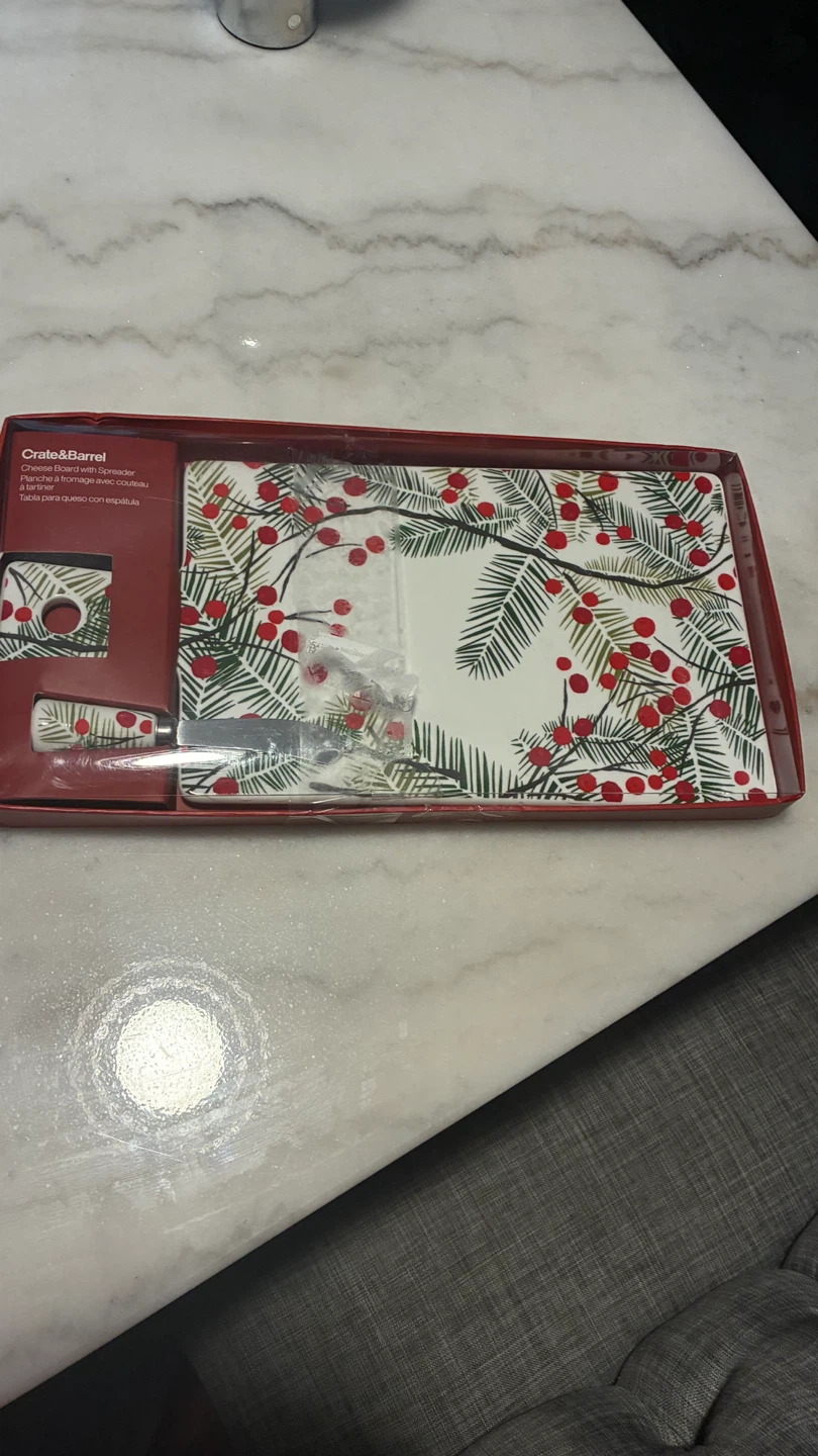 Crate & Barrel Cheese Board with Spreader - photo 2