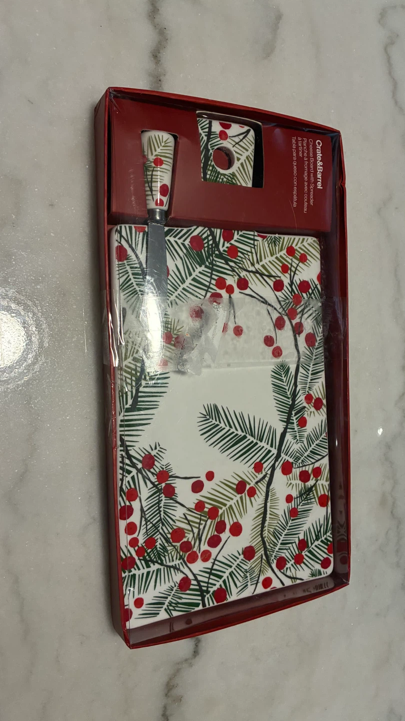 Crate & Barrel Cheese Board with Spreader - photo 5