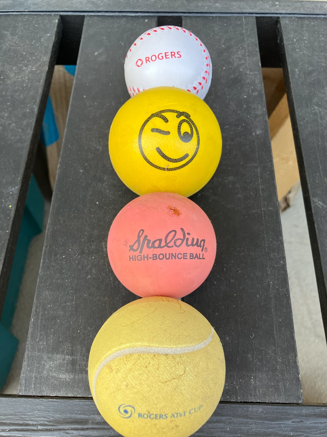 Four assorted balls: Spalding, Rogers - photo 2