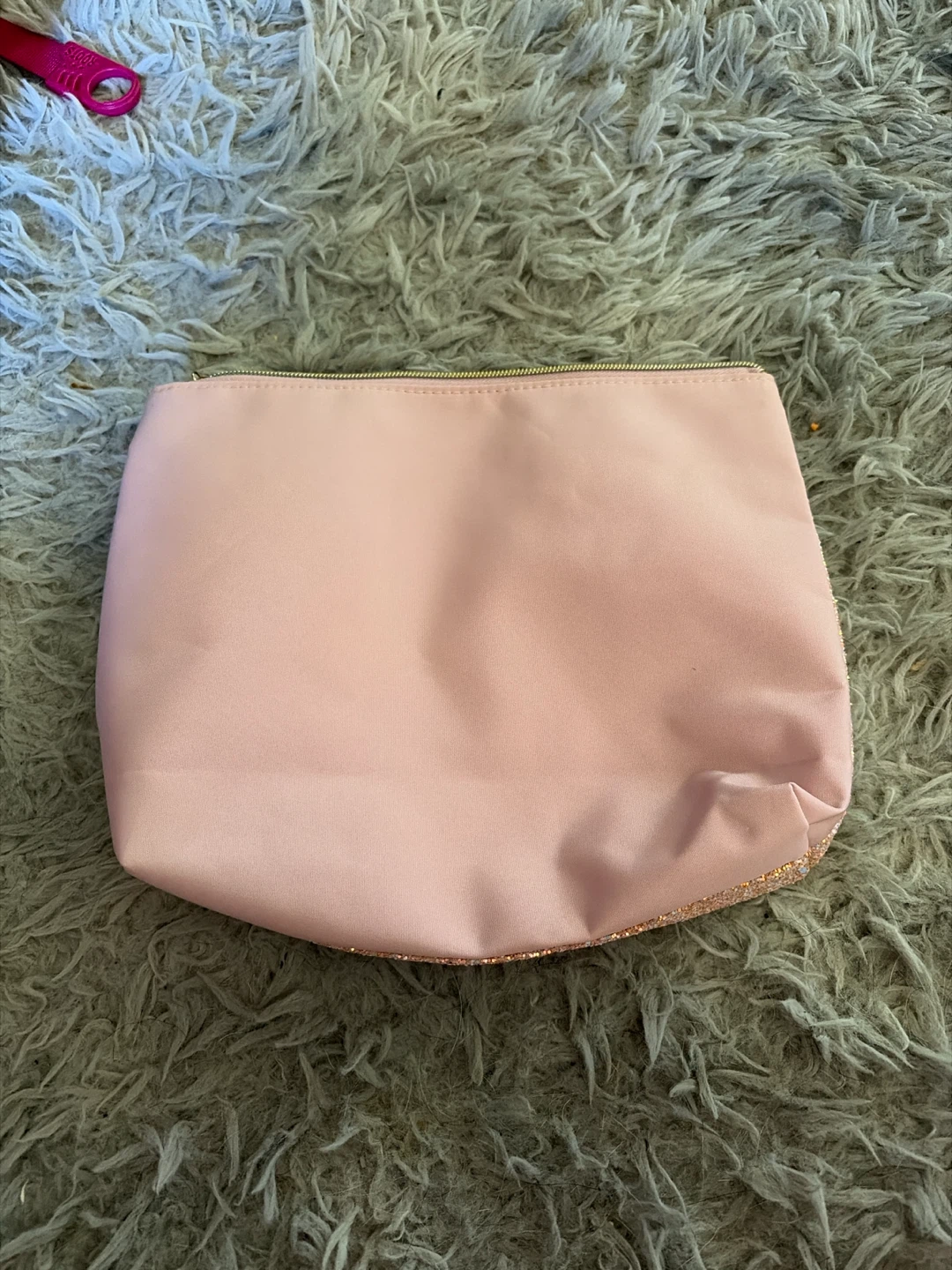Pink Glitter Cosmetic Bag - photo 2