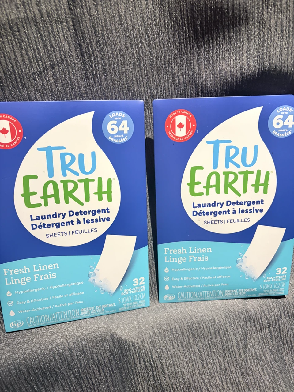 Tru Earth Fresh Linen Laundry Detergent Sheets (32 Count)