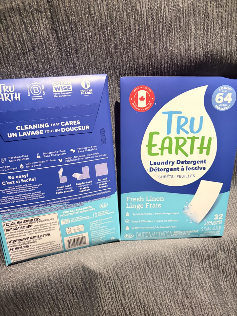 Tru Earth Fresh Linen Laundry Detergent Sheets (32 Count) - photo 2