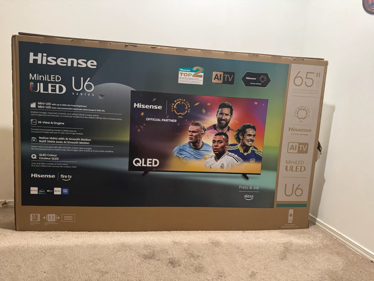 Hisense 65" Mini-LED ULED U6 Series QLED TV - photo 4