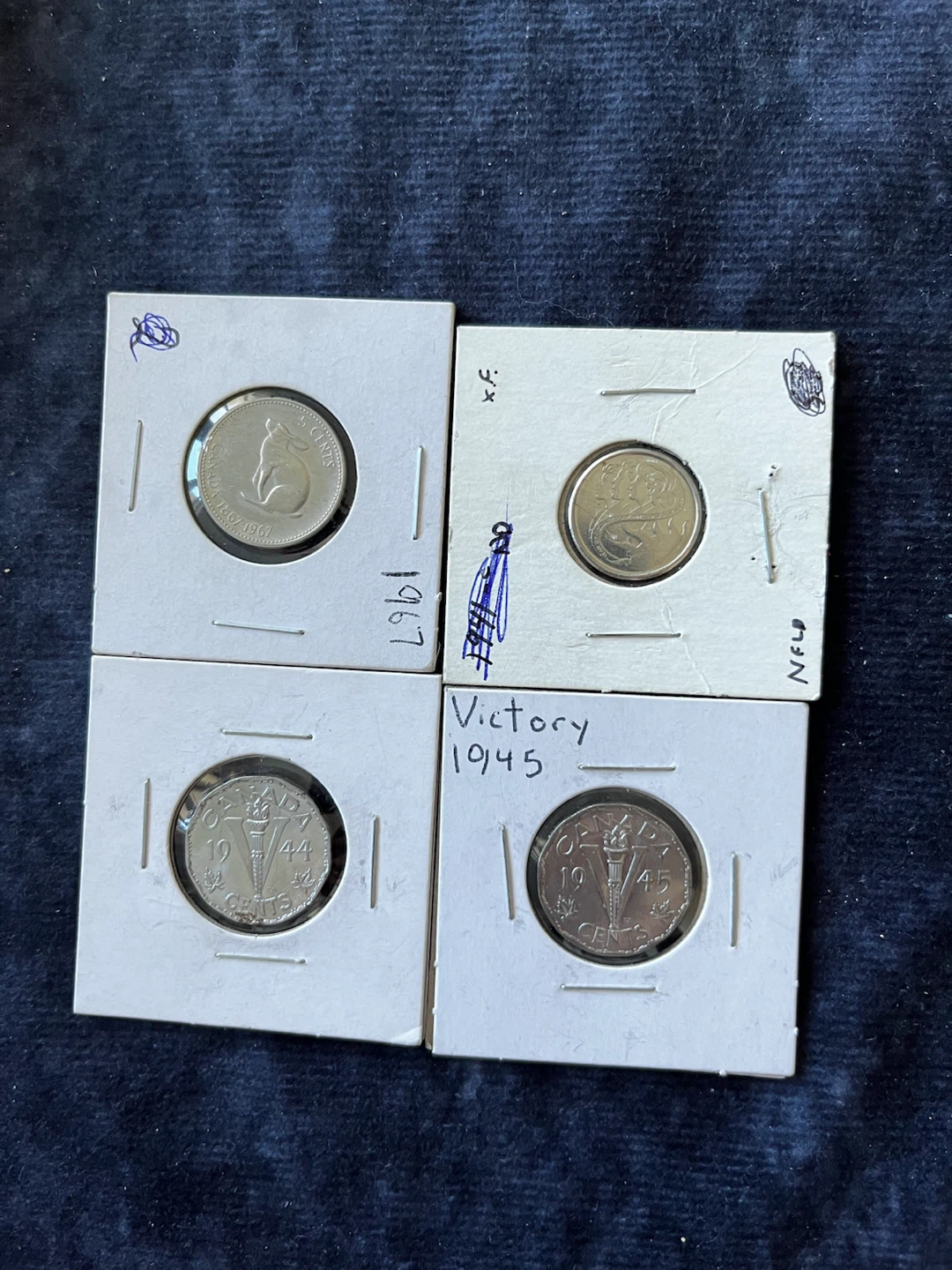 Vintage Collection of Canadian Coins