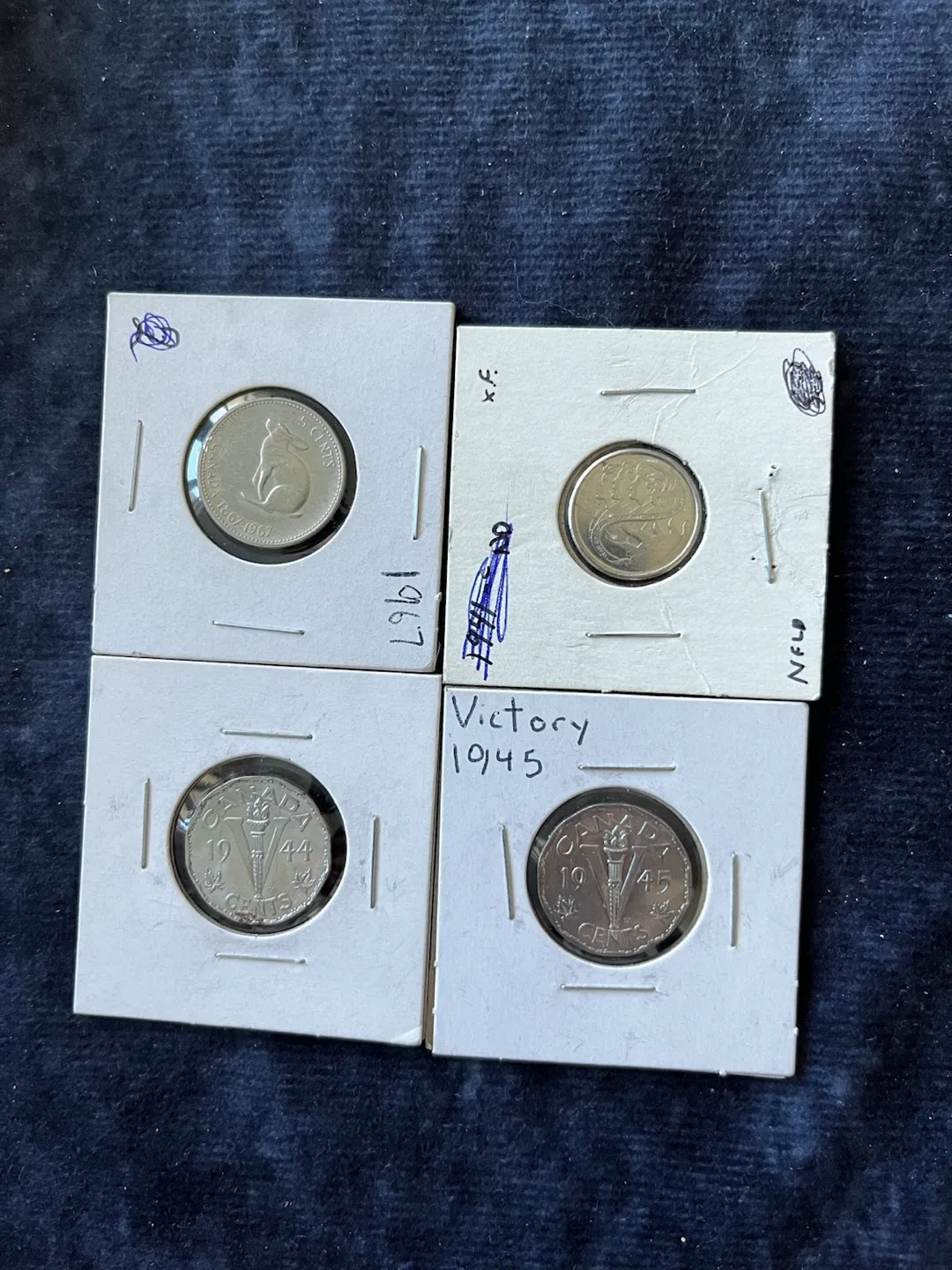 Vintage Collection of Canadian Coins