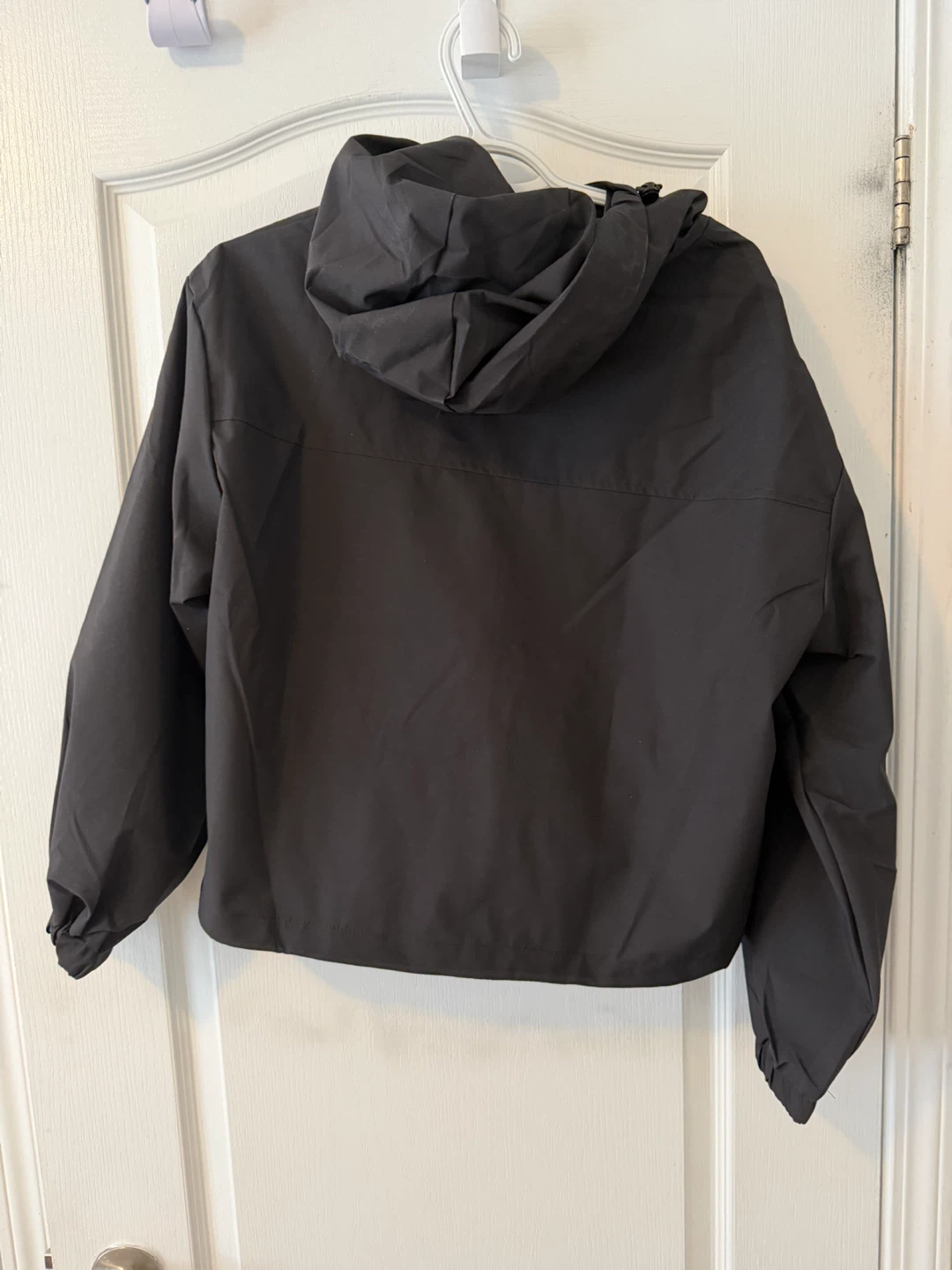 Wind Breaker Black Hooded Jacket - photo 2