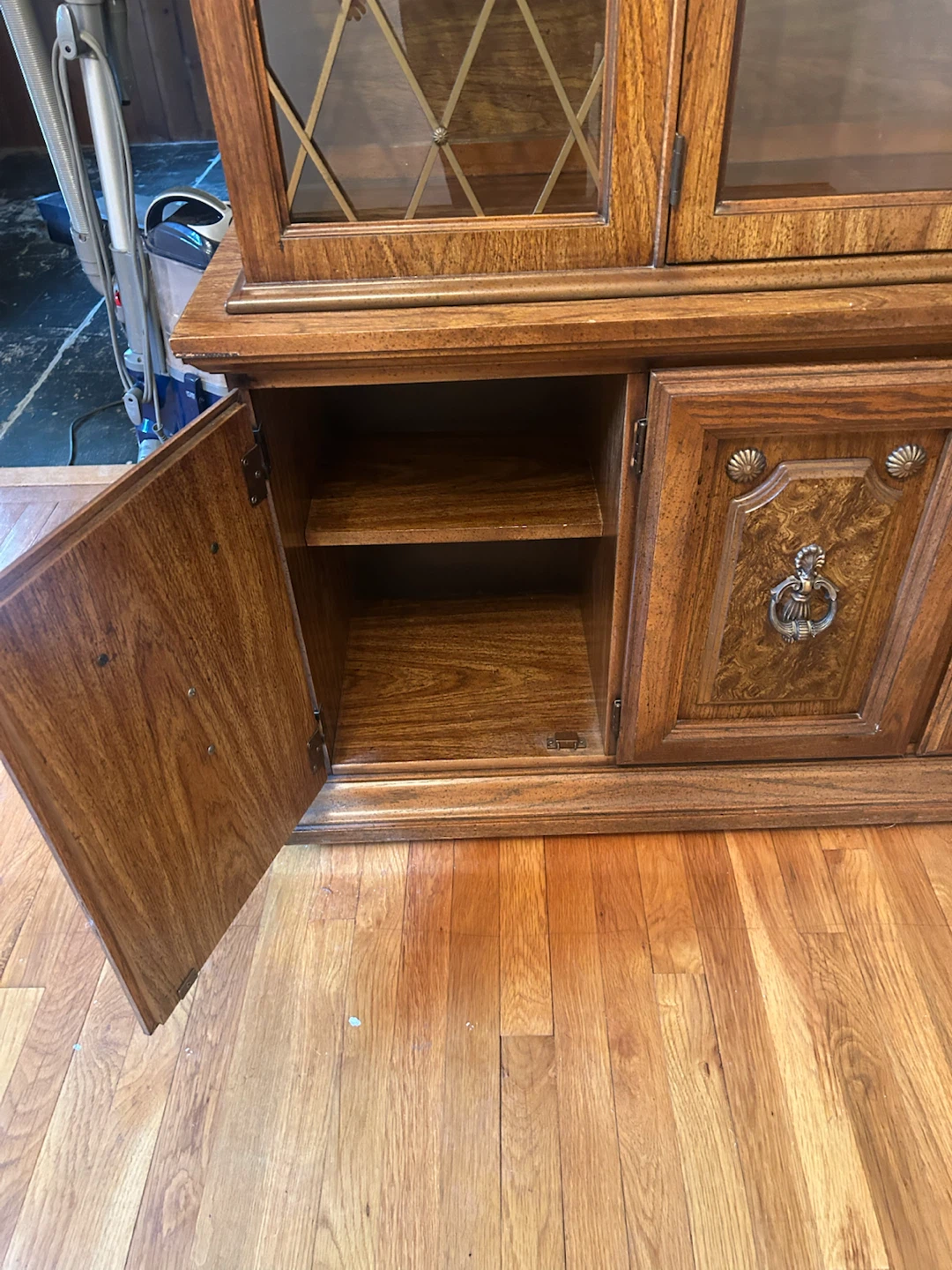 Wooden China Cabinet with Glass Doors - photo 3