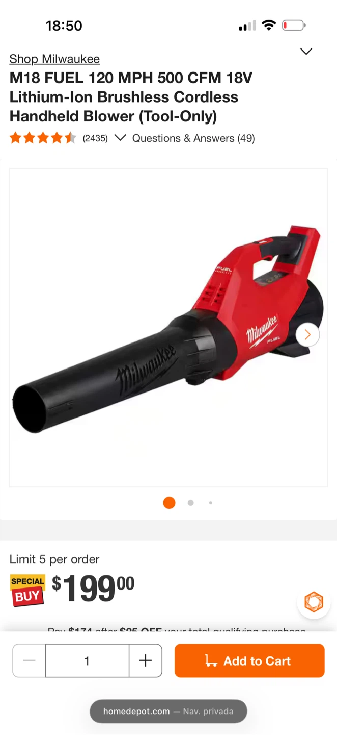 Milwaukee M18 FUEL Leaf Blower - Tool Only - photo 3