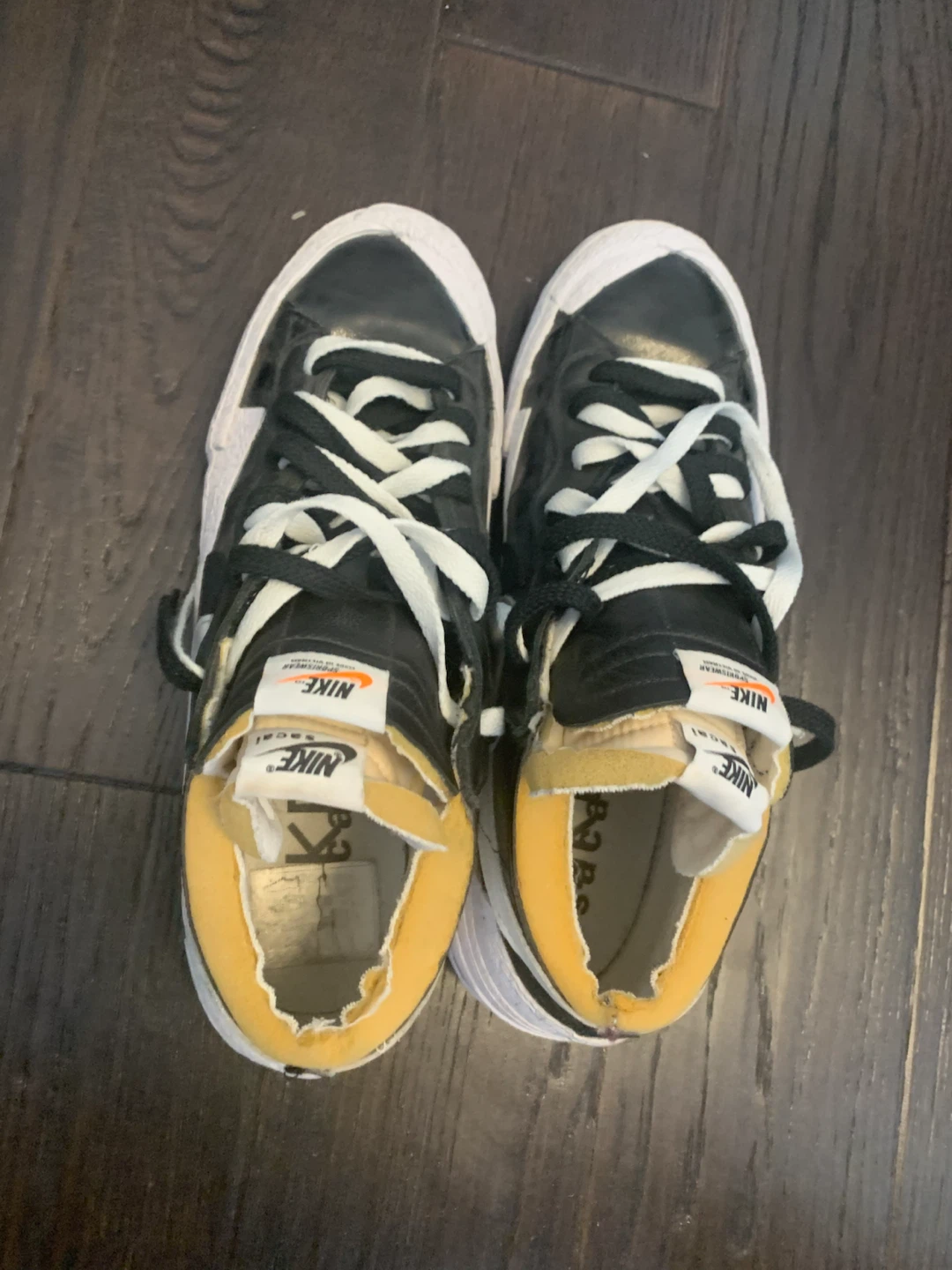 Nike Blazer Low Sacai "Black Magma" Sneakers