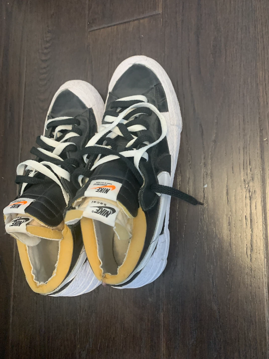 Nike Blazer Low Sacai "Black Magma" Sneakers - photo 4