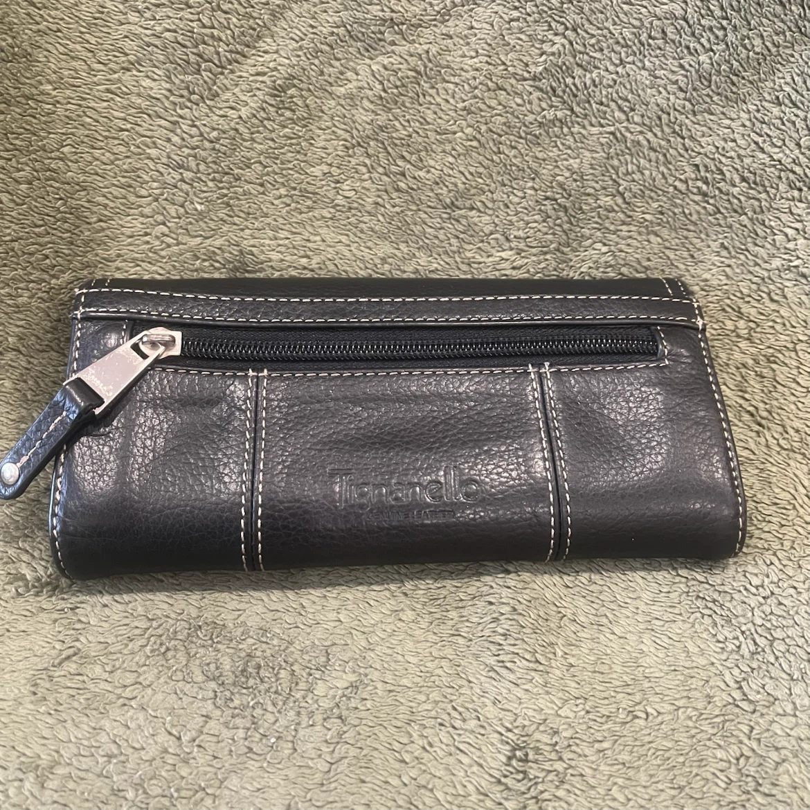 Tignanello Black Leather Wallet - photo 3