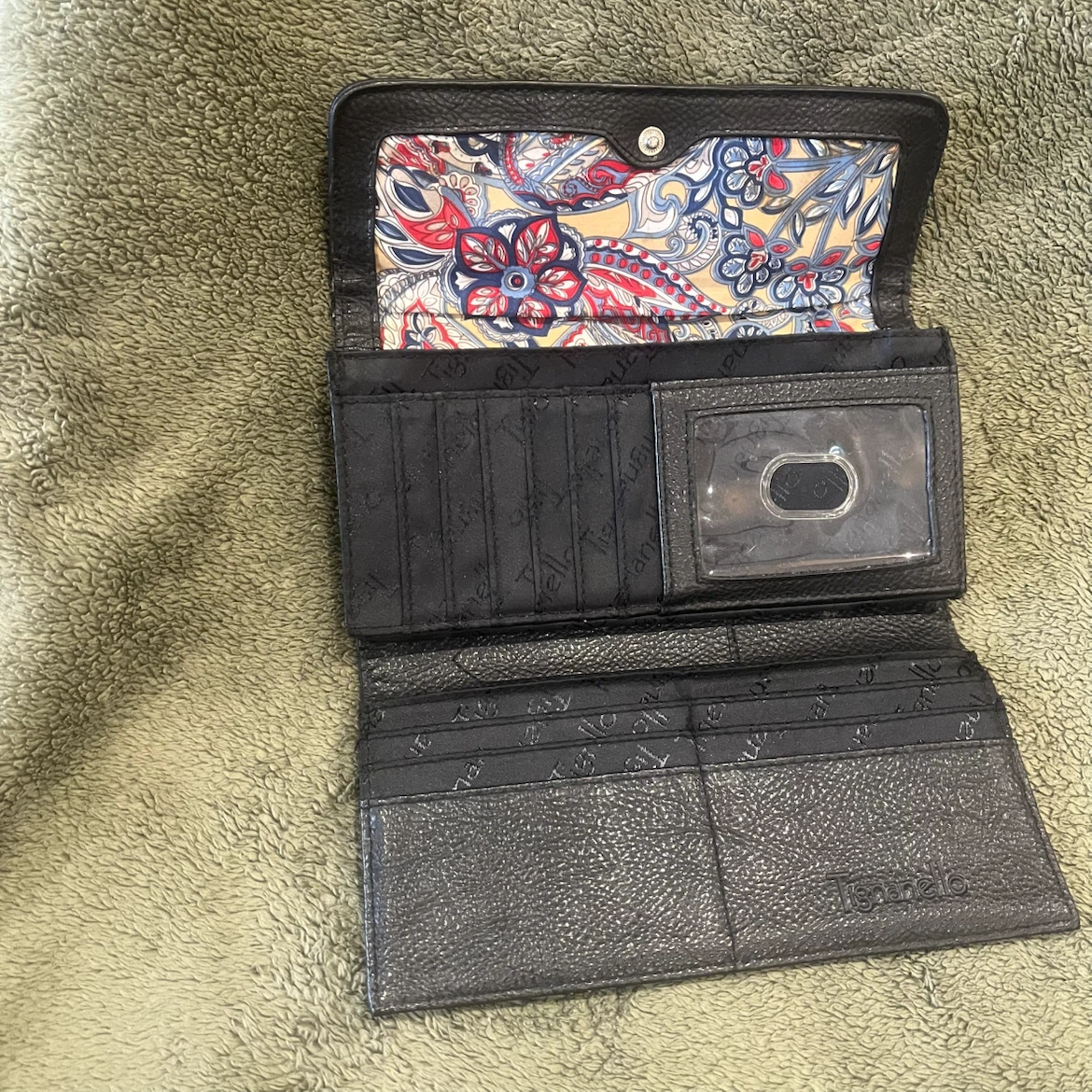 Tignanello Black Leather Wallet - photo 4