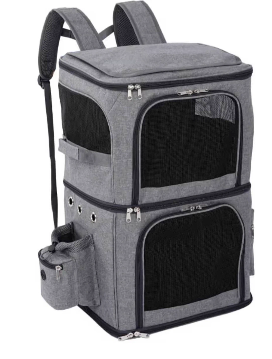 Grey Pet Carrier Backpack