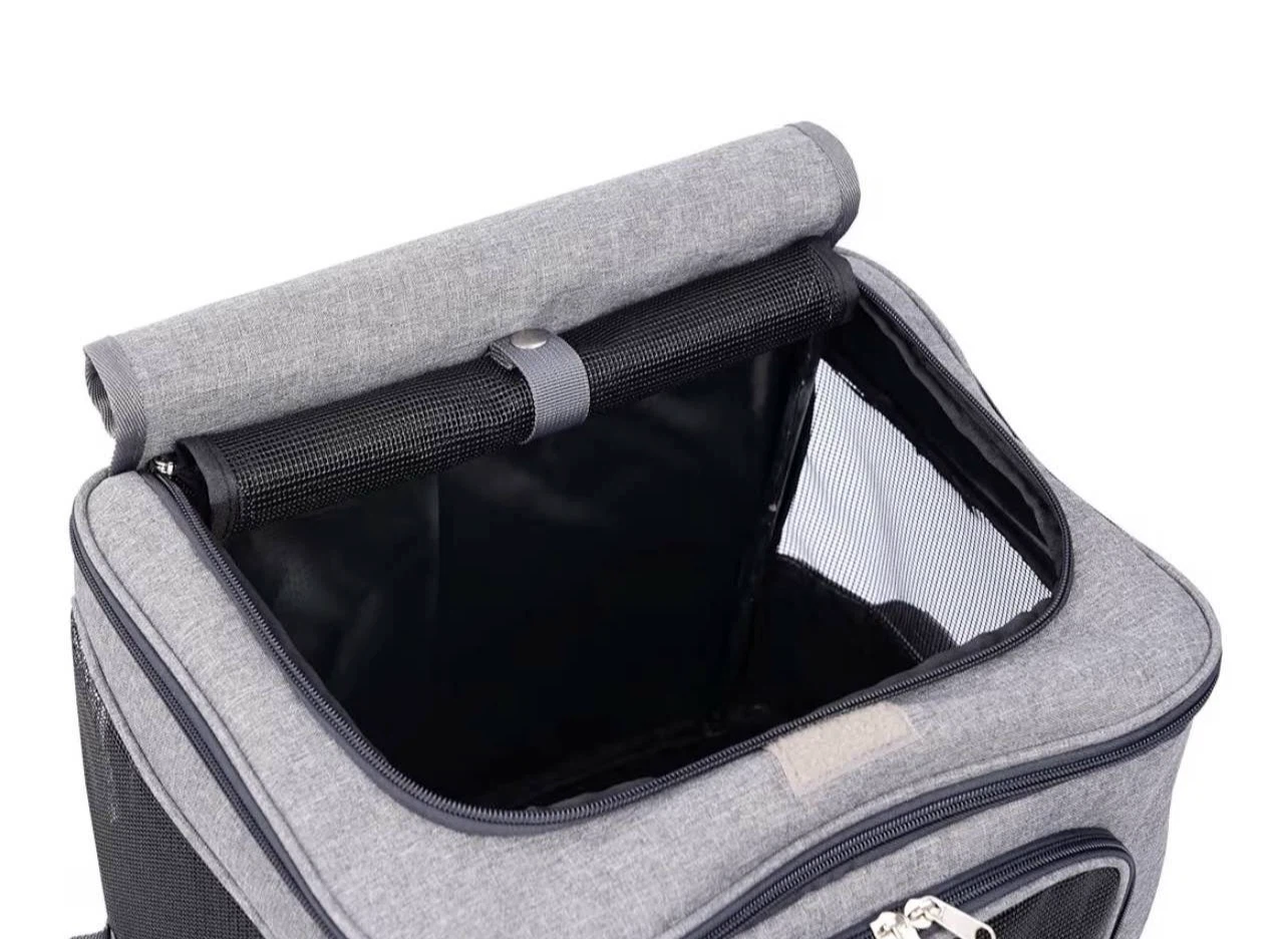 Grey Pet Carrier Backpack - photo 2