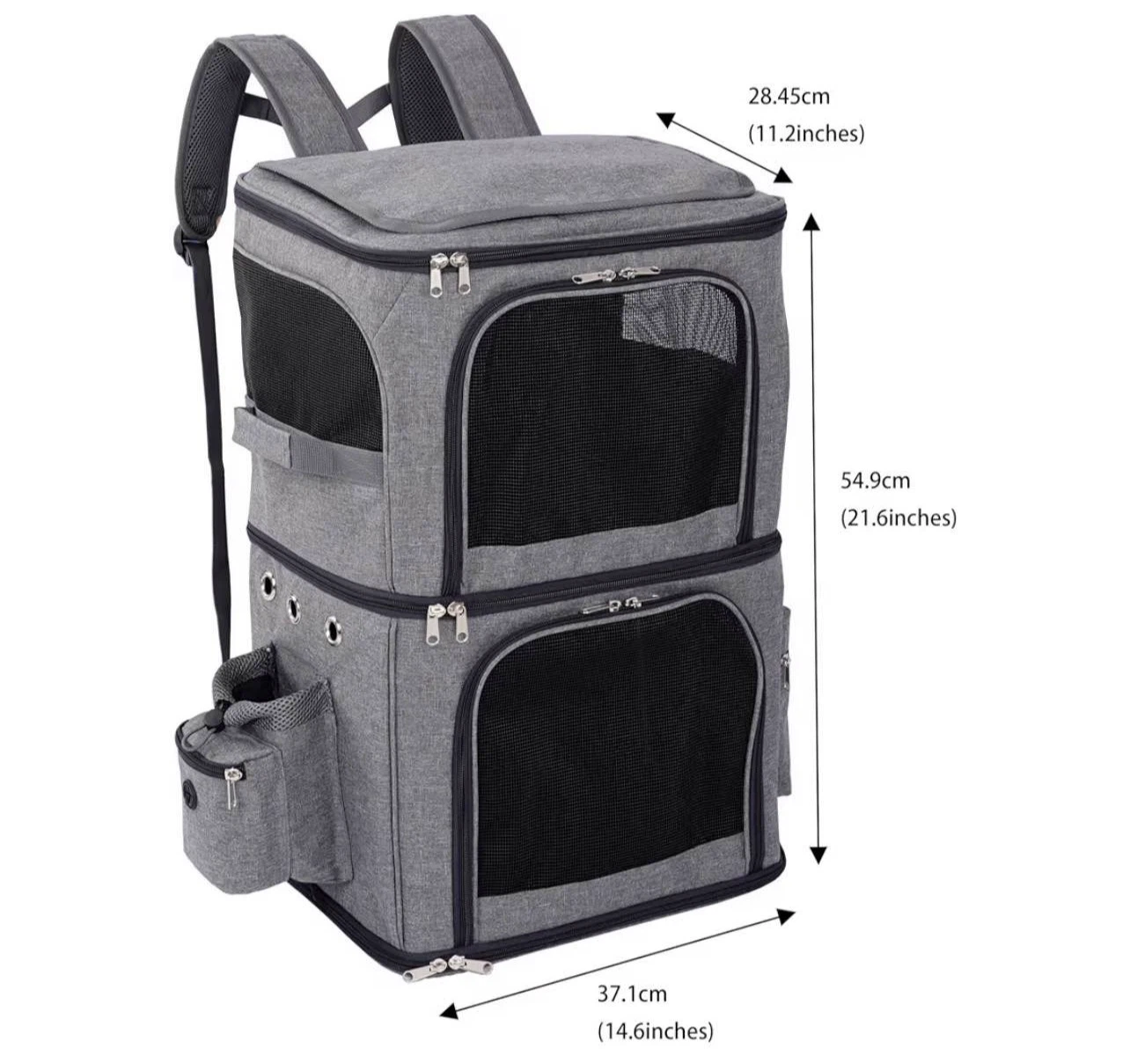Grey Pet Carrier Backpack - photo 4