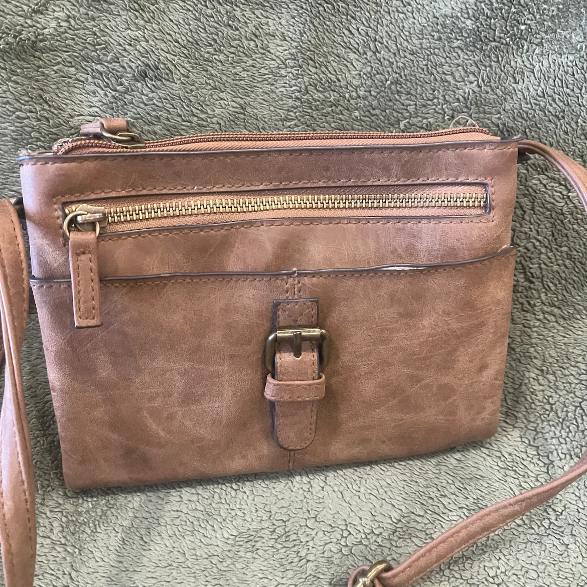 American Eagle Crossbody Bag - Tan
