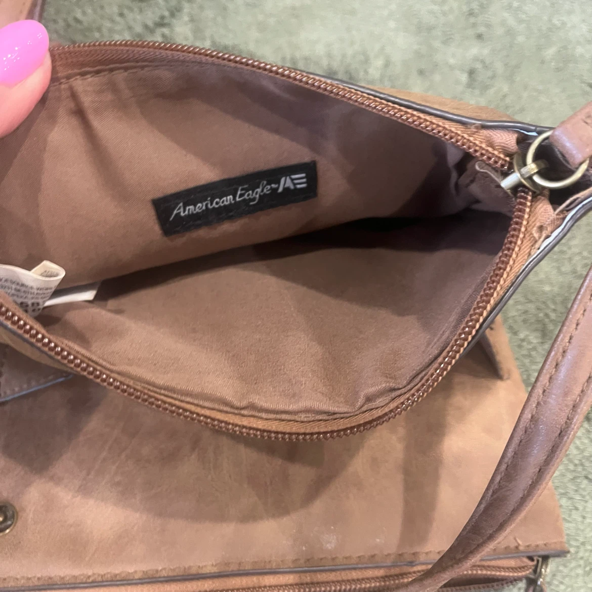 American Eagle Crossbody Bag - Tan - photo 4