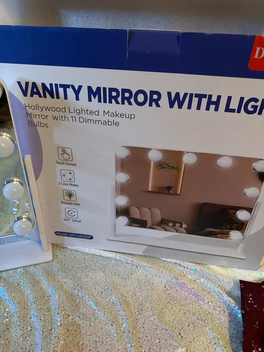 Vanity Mirror with Lights Hollywood Lighted Makeup Mirror