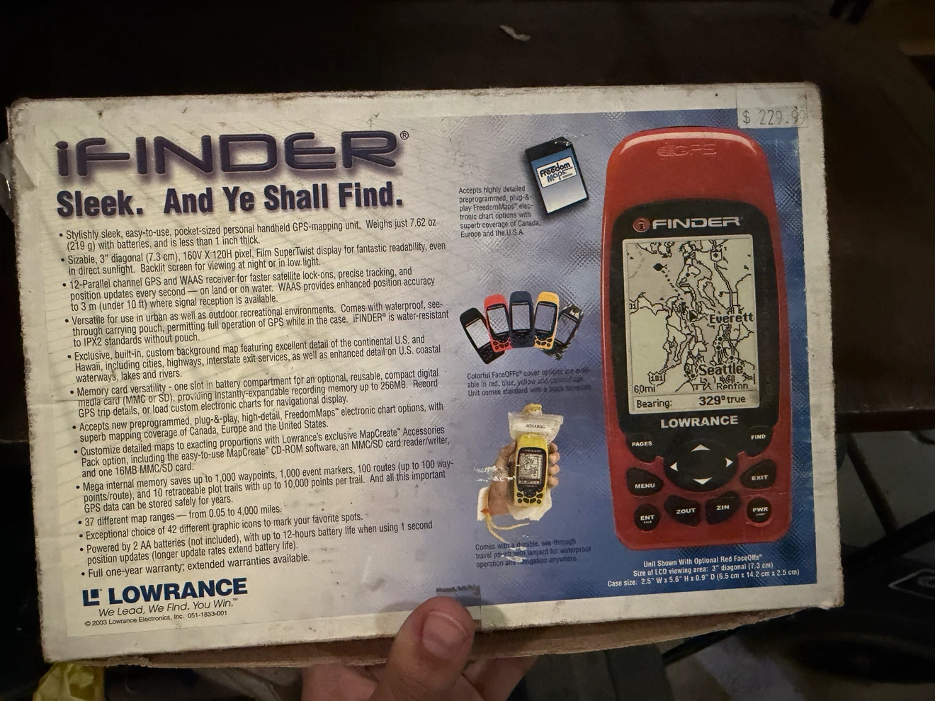 Lowrance iFINDER Handheld GPS Receiver