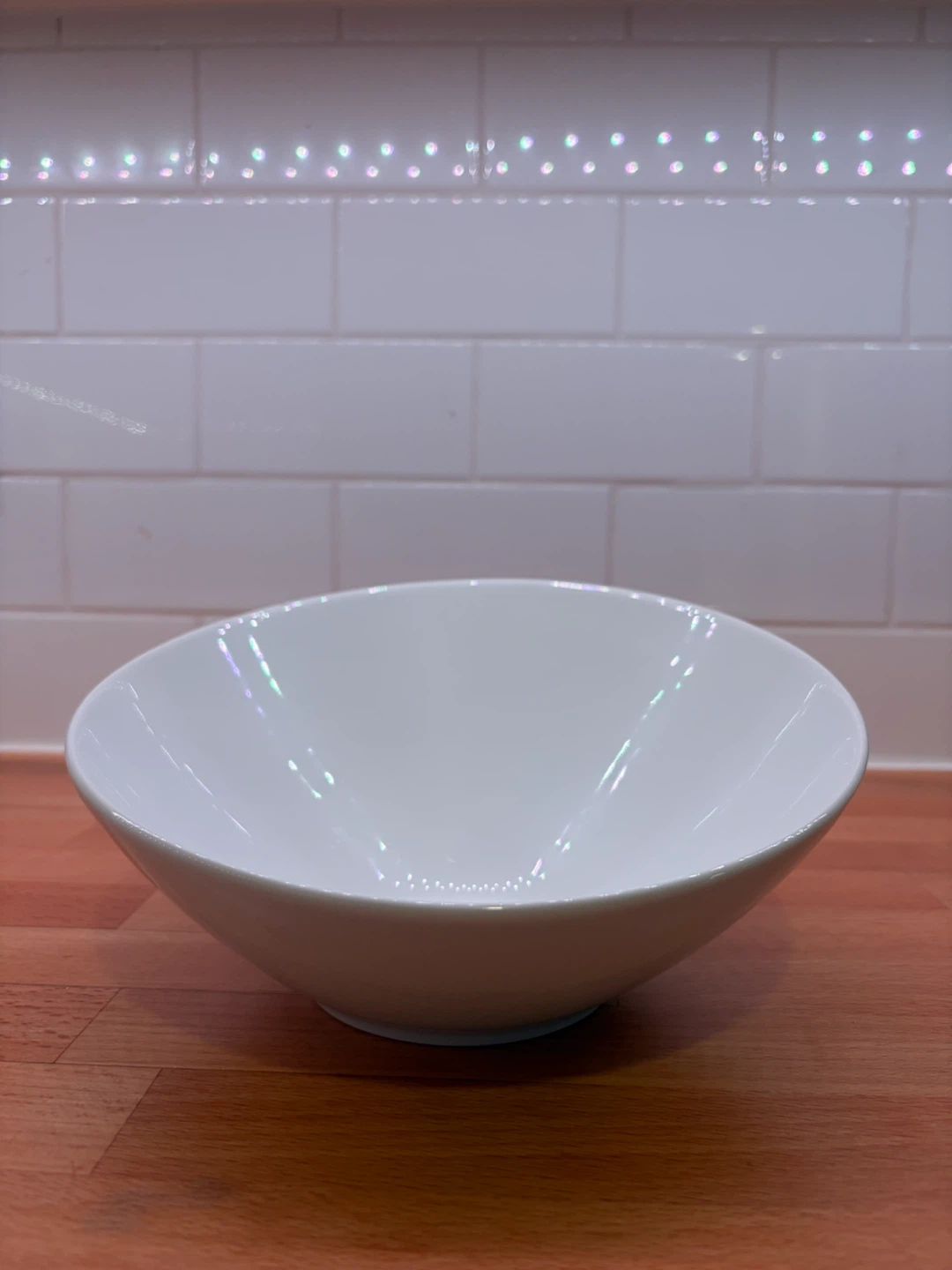 White Serving Bowl