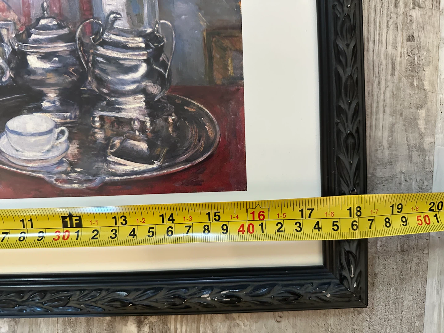 Framed Art Print - Two Women with Tea Service - photo 2